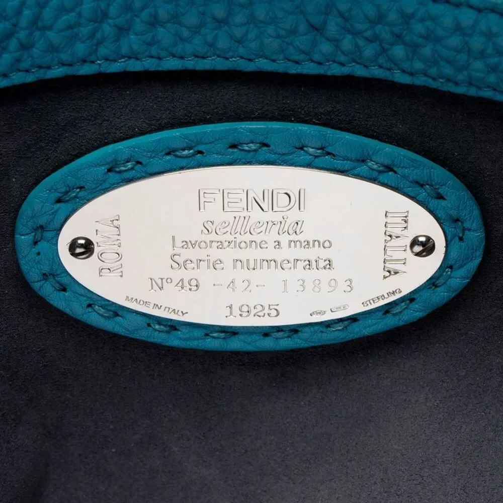 Fendi Selleria Leather Anna Small Bucket Bag